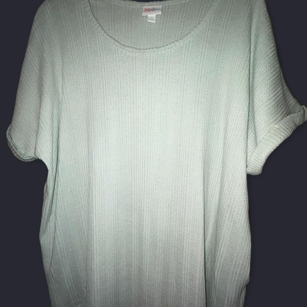 Lularoe Women's Green and Blue T-shirt